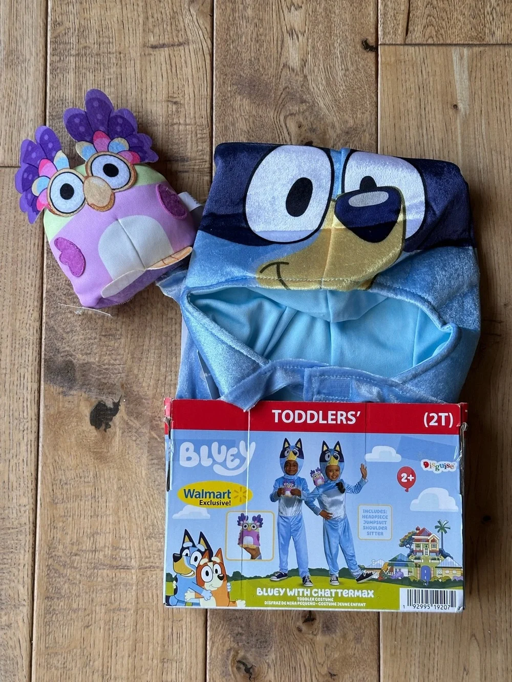 NEW Disguise Bluey With Chattermax Costume size 2T